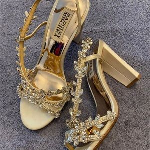 Badgley Mischka Embellished Heels